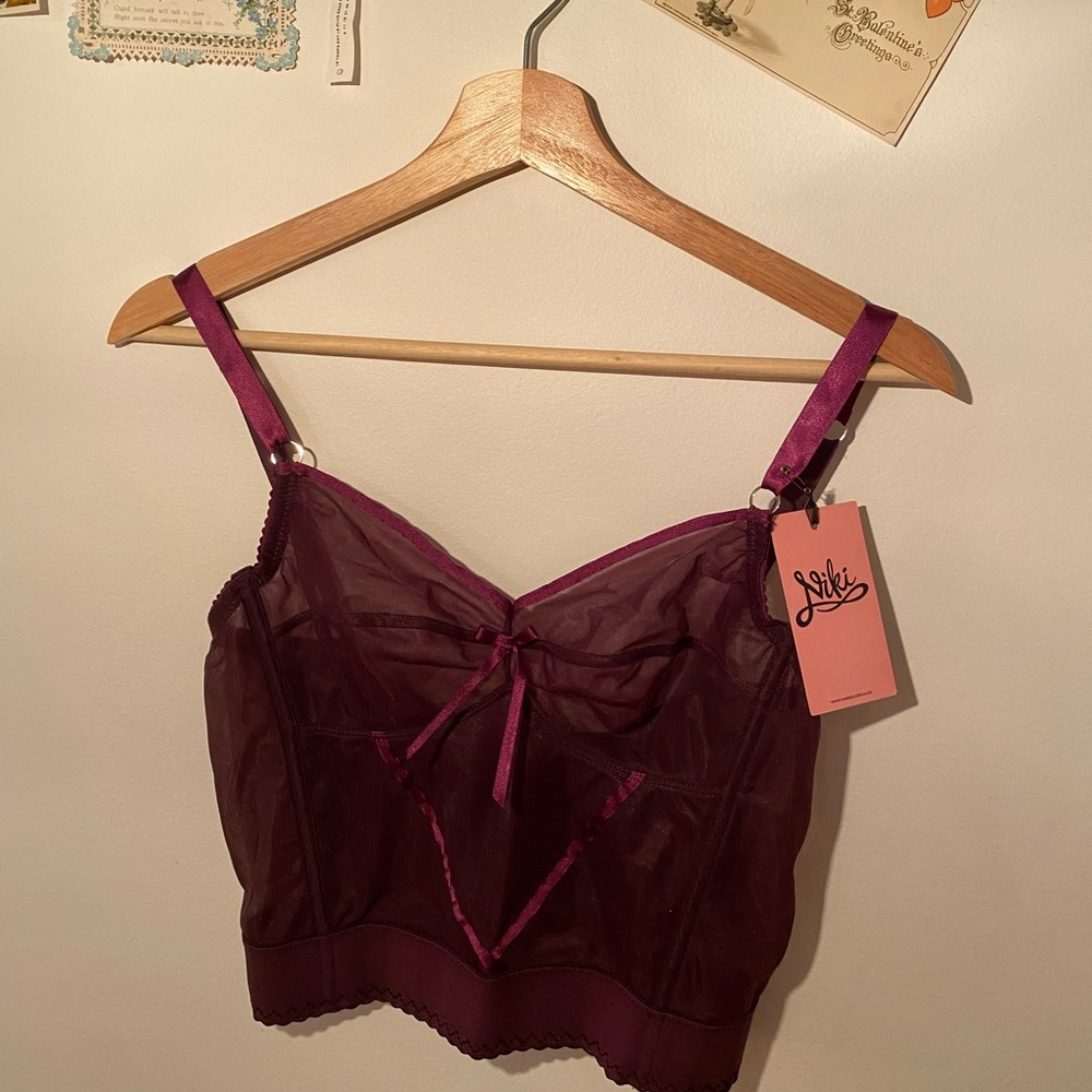 BNWT Made by Niki bustier vintage 1940s 1950s style waist cincher